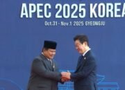 **Prabowo Subianto Hadiri KTT APEC 2025, Disambut Hangat oleh Presiden Korsel Lee Jae-myung**