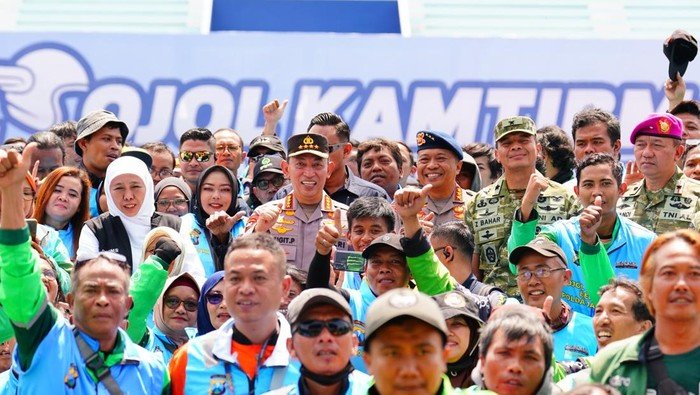 Kapolri Buka Reboisasi Keamanan dengan Komunitas Ojol: Sinergi untuk Ekonomi dan Kebahagiaan Masyarakat