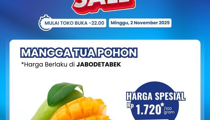 Manfaatkan Transmart Full Day Sale untuk Investasi Hidup Sehat dengan Buah Mangga