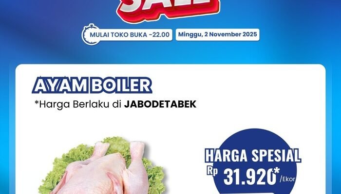 Ayam Broiler Banting Harga di Transmart Full Day Sale! – Update 1