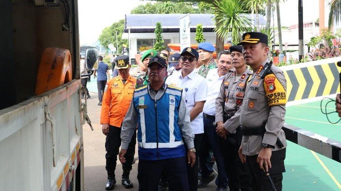 Polisi Soetta Gelar Apel Kesiapan, Antisipasi Banjir di Jalan Tol