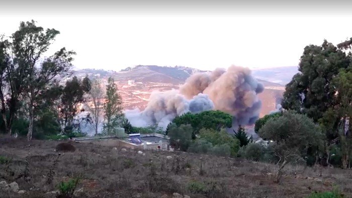 Militer Israel Gempur Lebanon Selatan, Serangan BeruntunTargetException Hizbullah