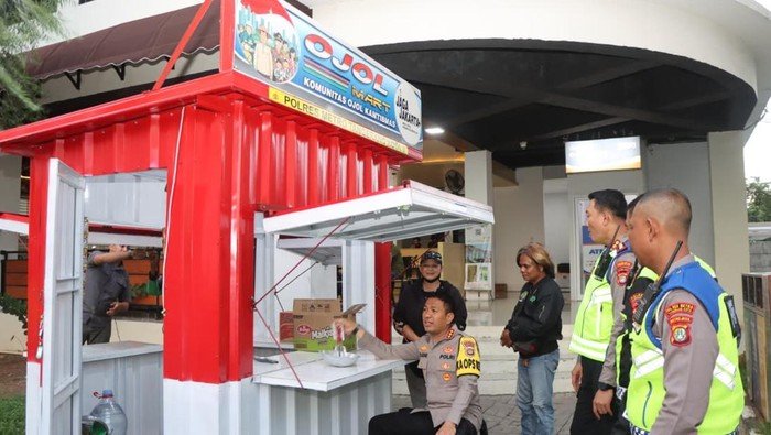 Polres Metro Tangerang Kota Perkenalkan Ojol Mart, Solusi Baru untuk Komunitas Ojek Online!
