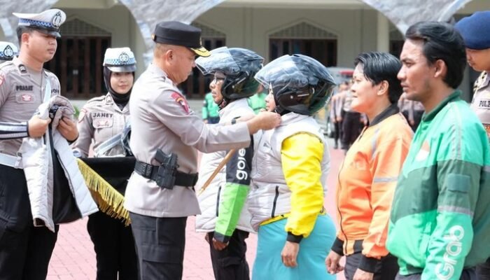 Kapolda Pimpin Apel Ojol, Banten Siap Hadapi Kamtibmas Masa Depan
