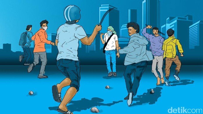 **Dua Remaja Terjaring di Tangsel: Sajam dan Air Keras Jadi Bukti!**