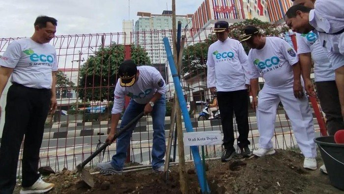 **Bak Jepang, Jalan Margonda Raya Depok Bakal Ditumbuhi Pohon Tabebuya**