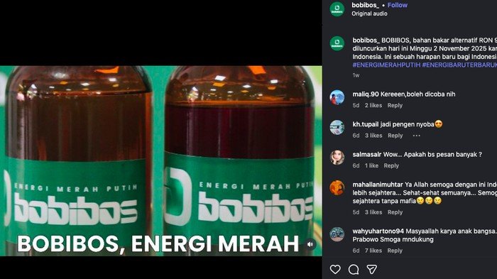 Viral! BBM Bobibos RON 98: Benarkah dari Nabati?