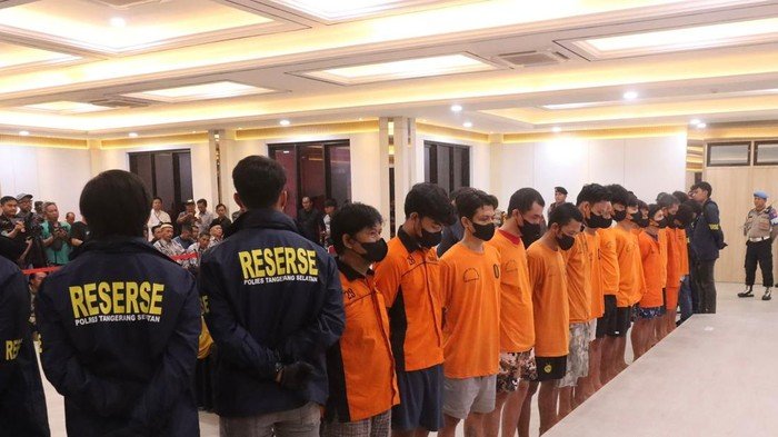 Polres Tangsel Berhasil Ungkap 12 Kasus Curanmor dalam Sebulan, 13 Motor Curian Tersita