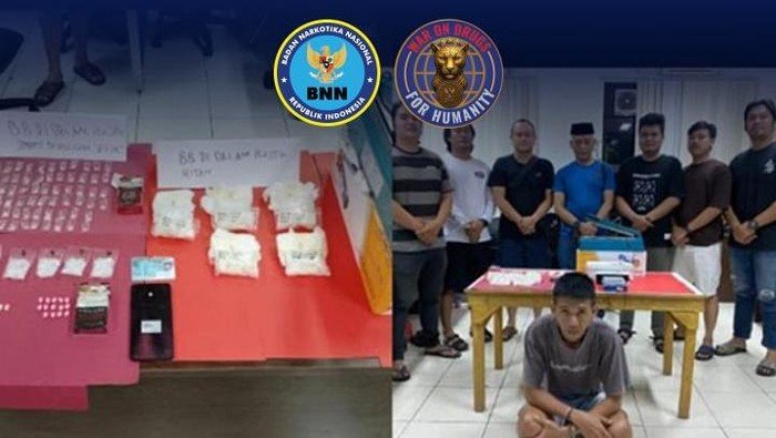 **BNN Tangkap Pengedar Narkoba di Bangka Belitung, Sabu-Ekstasi Disita**