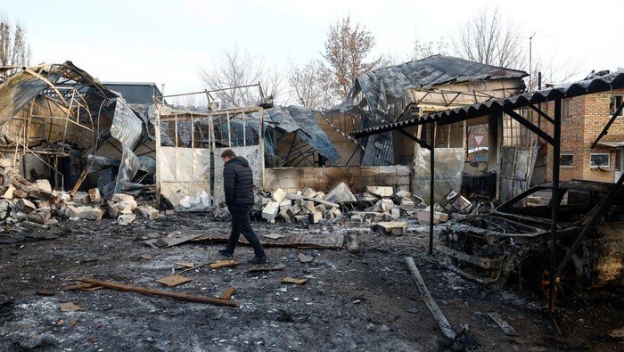 Serangan Rusia di Ukraina Timur Tewaskan Ayah dan Anaknya, Tragedi Mencekam Terjadi di Donetsk