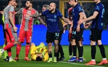 Buntut Insiden Flare Kena Audero, Inter Milan Didenda Rp 990 Juta dan Laga Tanpa Suporter