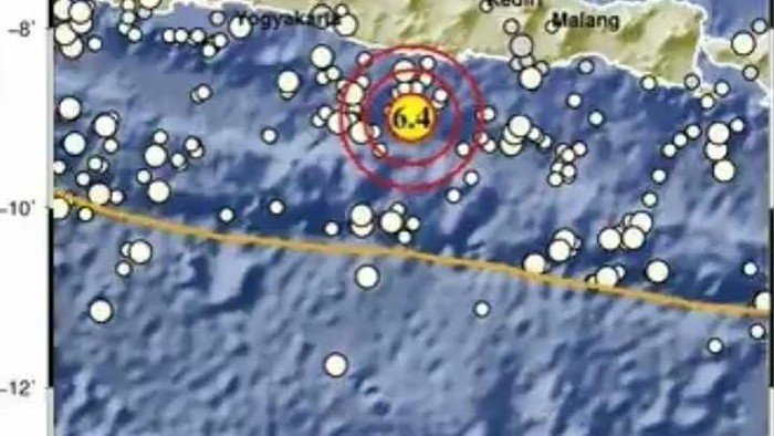Getaran Gempa M 6,4 di Pacitan Terasa hingga Surabaya - Update 3