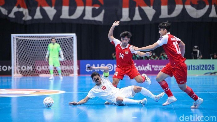 Final Piala Asia Futsal: Imbang 4-4, Indonesia Vs Iran ke Babak Tambahan - Update 1