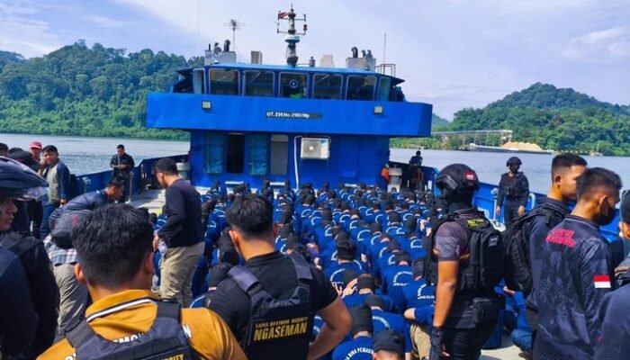 214 Napi High Risk Ditambahkan, Nusakambangan Tembus 2.189 Orang