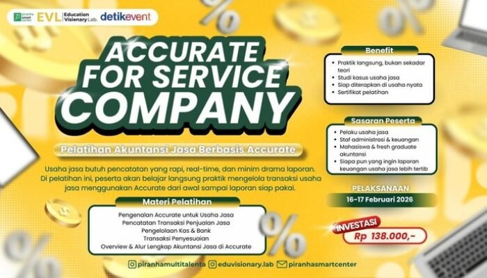 “Cermat atau Rugi? Praktis Kelola Keuangan Bisnis Jasa Profesional, Belajar Accurate di Kelas Ini!”