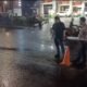 “Jalan Rusak di Ciputat Menyebabkan Pemotor Jatuh, Polisi Pasang Traffic Cone Sebagai Tanggap Darurat”