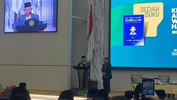 Ma'ruf Amin Puji Kiai Wahab: Ulama yang Meraih Visi Kebangsaan