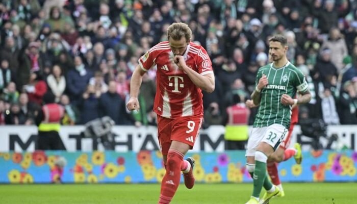 Harry Kane Tembus 500 Gol Dalam Kemenangan Bayern Munich atas Werder Bremen