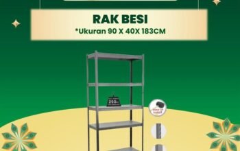 Transmart Full Day Sale! Beli Rak Besi Semurah Ini sebelum Habis!