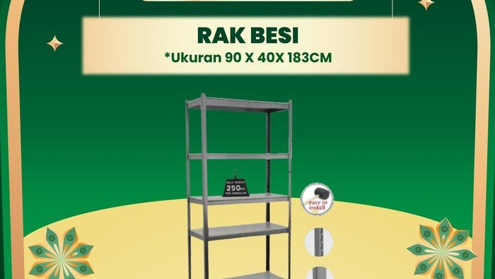 Transmart Full Day Sale! Beli Rak Besi Semurah Ini sebelum Habis!