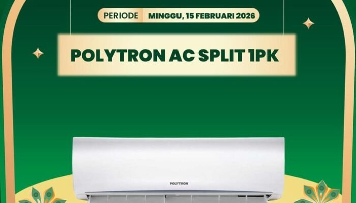 Beli AC Split 1 PK di Transmart Full Day Sale, Dapatkan Diskon Hingga Rp 1,9 Juta!