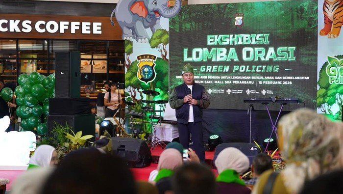 Pelajar dan Mahasiswa Riau Suarakan Isu Lingkungan Lewat Orasi Green Policing, Gugat Kebijakan Pemerintah!