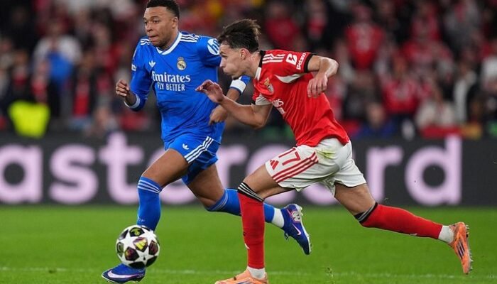 **Benfica Vs Madrid: Skor 0-0 di Babak I, Mbappe Tumpul di Estadio da Luz**