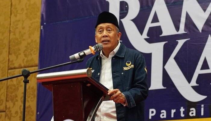“Saan Mustopa Konsolidasi NasDem Dapil Jabar 7 Usai Safari Ramadan, Giat Politik Berbasis Pesantren”