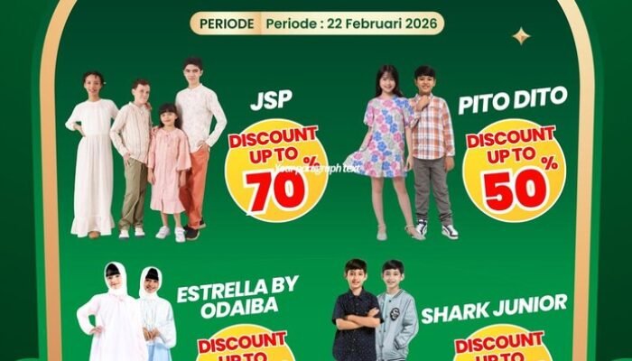“Cuma di Transmart Full Day Sale, Baju Lebaran Anak Dapat Diskon Jumbo! Belanja Hemat Sebelum Stok Habis!”