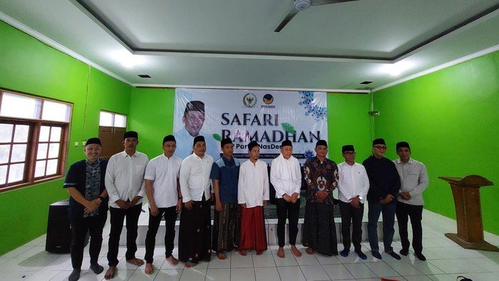 Safari Ramadan Cirebon: Saan Bawa Pesan Sinergi NasDem-Pesantren