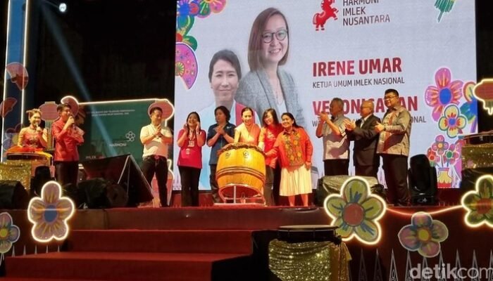 Wamen Irene Umar dan Veronica Tan Bersama-sama Buka Festival Imlek di Jakpus, Serukan Harmoni Budaya!