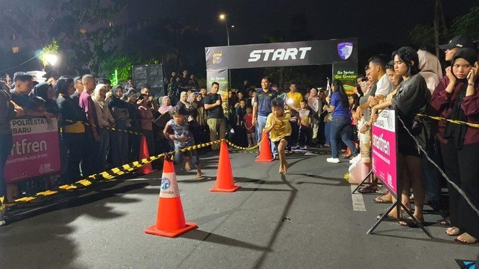 Polda Riau Ciptakan Balap Lari Ramadan yang Mengguncang Kota