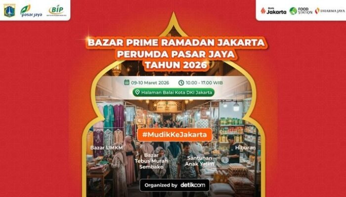Ramaikan! Perumda Pasar Jaya Gelar Bazar Prime Ramadan Jakarta 2026, Dukung UMKM dan Gembirakan Masyarakat