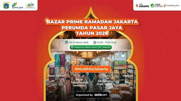 Ramaikan! Perumda Pasar Jaya Gelar Bazar Prime Ramadan Jakarta 2026, Dukung UMKM dan Gembirakan Masyarakat