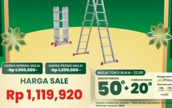 **Merapat! Hemat Besar dengan Tangga Multifungsi di Transmart Full Day Sale**