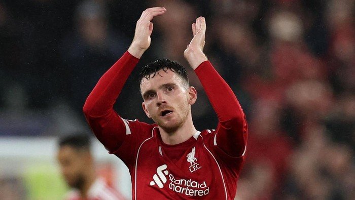 Andy Robertson Tetap Bertahan di Liverpool, Menantikan Kesempatan Bermain