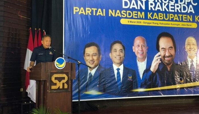 Pesan Saan Mustopa ke Kader NasDem di Kabupaten Kuningan: Strategi Pemerataan Kekuatan melalui 32 DPC