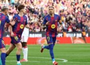 “Barcelona vs Sevilla: Raphinha’s Hat-Trick Seals 5-2 Triumph, Keeps Barca on Top”
