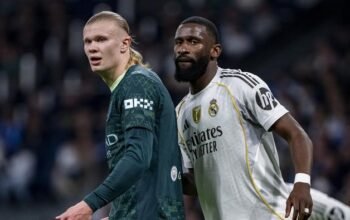 **Man City vs Madrid: Rudiger Siap Tantang Haaland di Etihad Stadium**