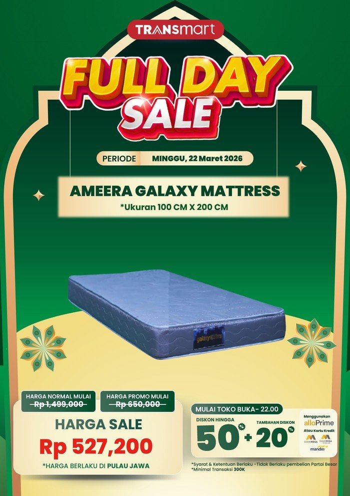Berkah Lebaran! Investasi Hidup Nyaman dengan Kasur Murah di Transmart