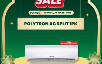 “Beli AC di Transmart Full Day Sale Besok, 1 PK Dibanderol Rp 3 Jutaan: Sejarah Harga Turun!”